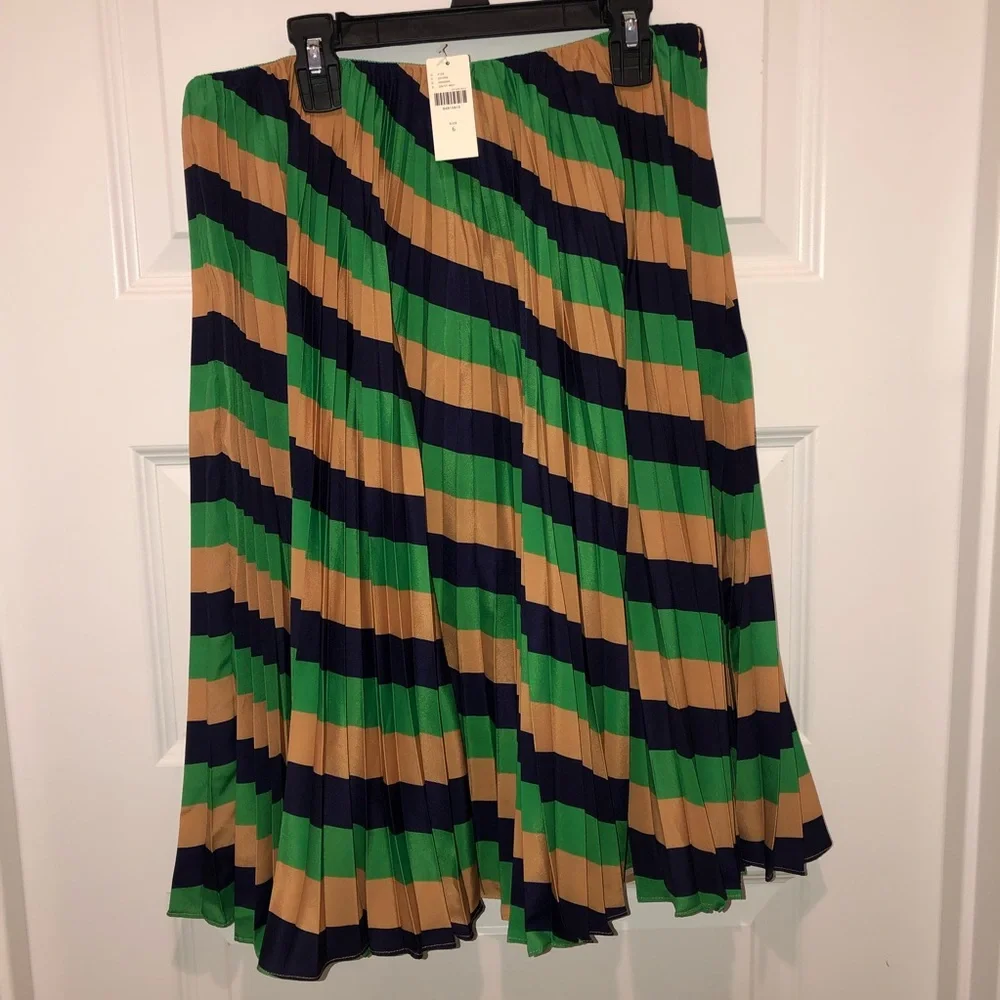 Anthropologie The Valerie Pleated Midi Skirt by Maeve Michelle Armas Edition 6 - Picture 5 of 8